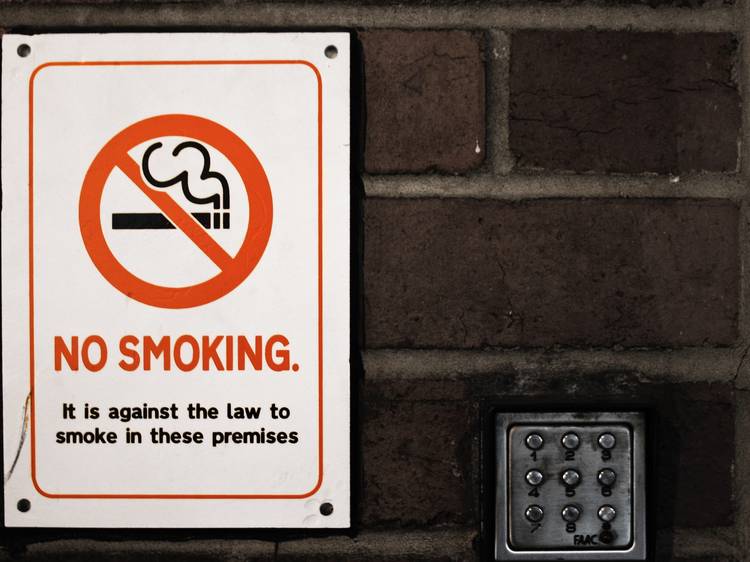 Be aware of smoke-free zones