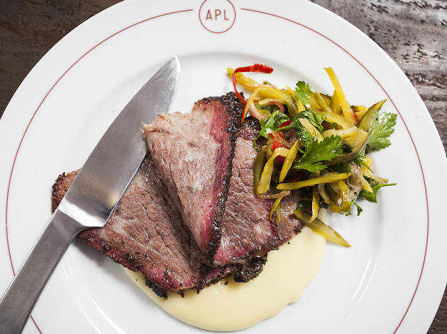 APL Restaurant Beef ribs from APL by Adam Perry Lang