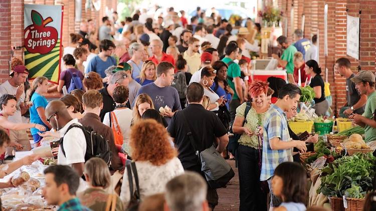 The Headhouse Farmers Market happens every Sunday. 