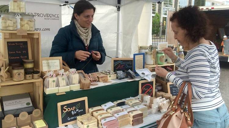 Bryn Mawr Farmers Market is open on Saturdays throughout the summer. 