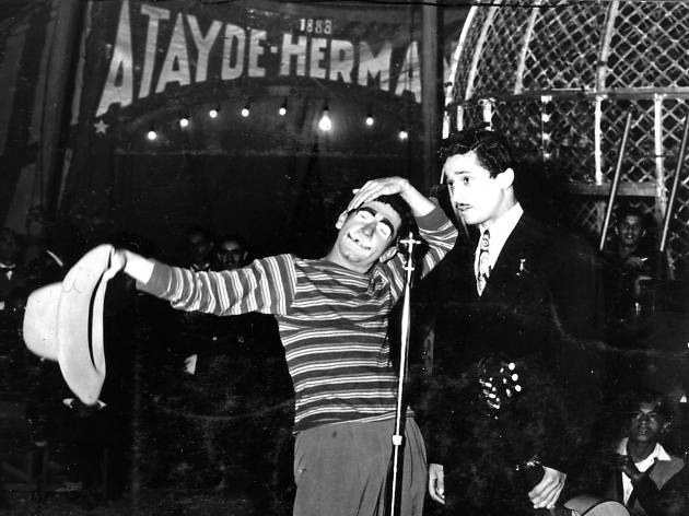 Palillo en Circo Atayde Hermanos Palillo en la carpa del Circo Atayde Hermanos
