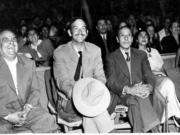 Jorge Negrete en el Circo Atayde Joge Negrete junto a Atayde en el Circo