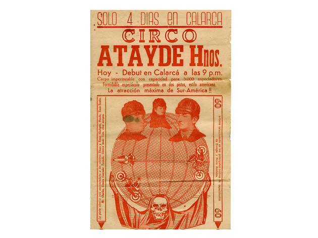Gira del Circo Atayde Hermanos Cartel de presentación en Clarcá