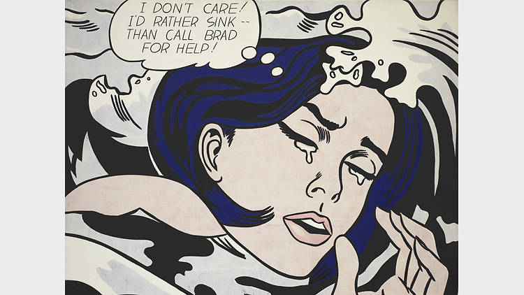 Drowning Girl, by Roy Lichtenstein