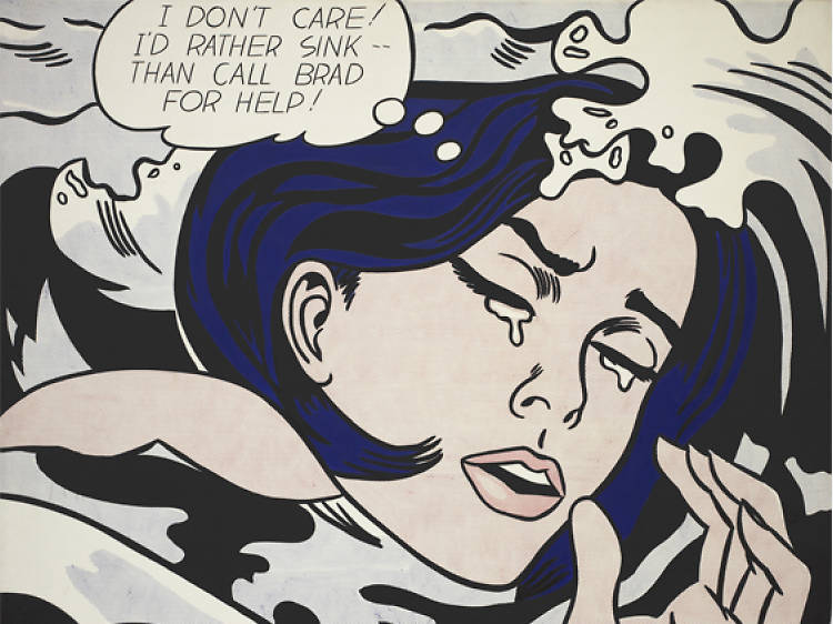 Drowning Girl, by Roy Lichtenstein