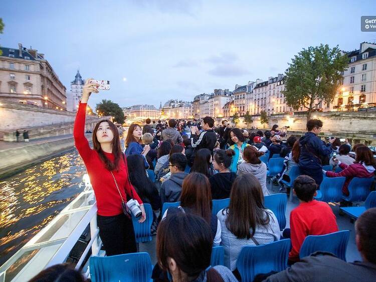 Paris Seine River Paris Night Bicycle Tour & River Cruise