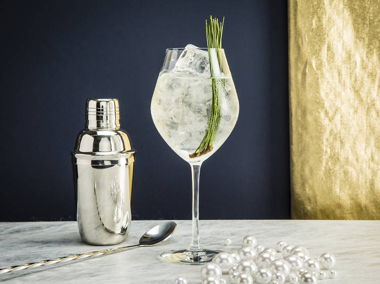 Pine Cone Lemonade at Duck & Waffle