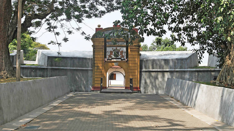 The entrance to the Star Fort in Matara