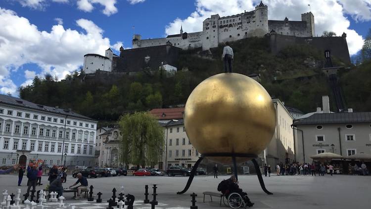 Old Town, Salzburg - for use in Salzburg BA commercial campaign