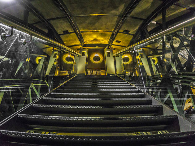 Monumento a la Revolución Escaleras para la linternilla del Monumento a la Revolución