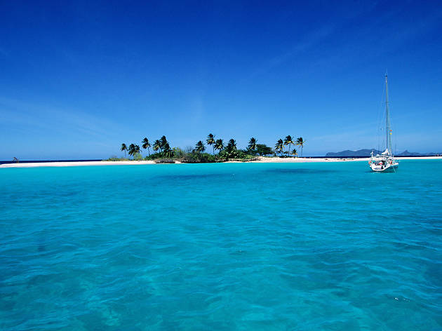 Saint Vincent and the Grenadines, Grenada island, sailing at Sandy island A7PFGC