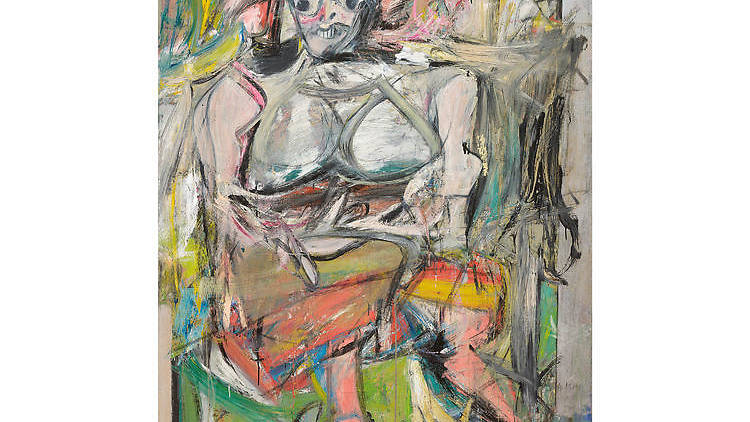 Willem de Kooning, Woman I, 1950–52