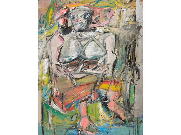 Willem de Kooning, Woman I, 1950–52