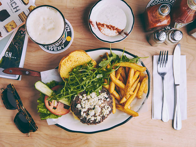 Black Tap's Greg Norman burger Black Tap Greg Norman burger