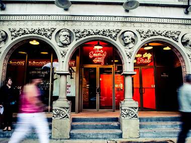 Double over laughing at the Second City Double over laughing at the Second City