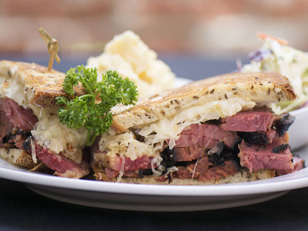 Factor’s Famous Deli is giving away 70 pastrami sandwiches to celebrate its 70th birthday Pastrami on rye at Factor's Famous Deli