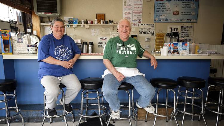 Hecker's Deli, in Port Richmond, is an awesome place to get water ice in Philadelphia. 