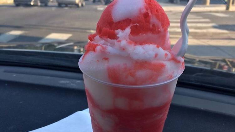 Morrone's Water ice is located in West Philadelphia. 