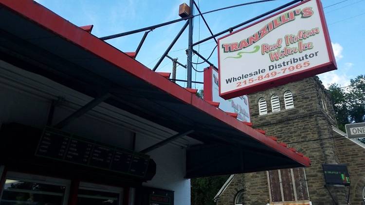 Tranzilli's Real Italian Water Ice is located in the Germantown section of Philadelphia. 