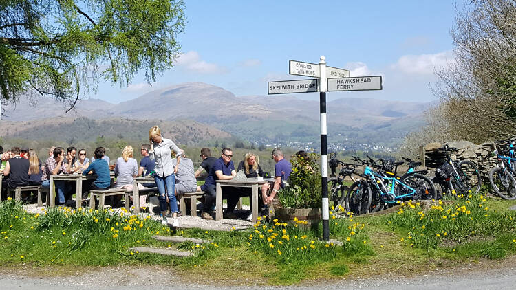 Have a brew with a view at The Drunken Duck