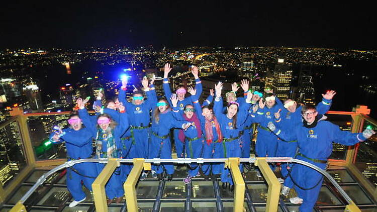 Night Skywalk at Sydney Tower Eye