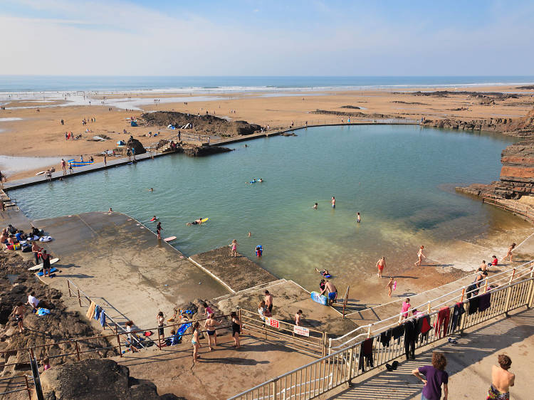 Summerleaze Beach and sea pool