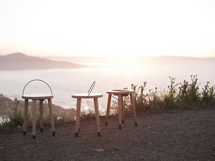 Carrier stools by Yvonne Mouser