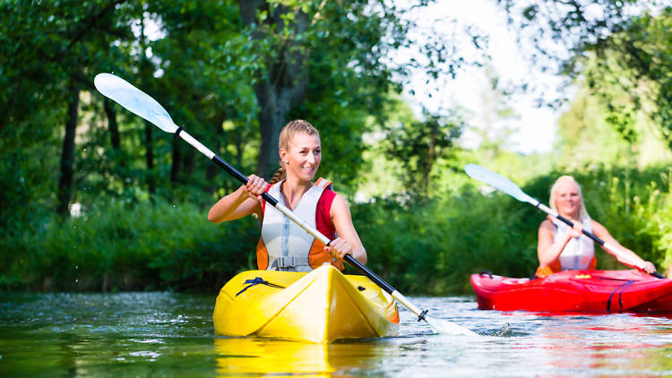 There are lots of ways to go boating near Philadelphia. 