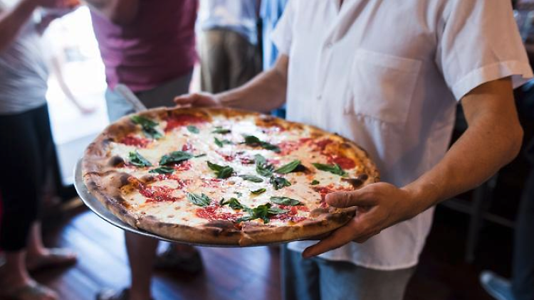 Brooklyn Pizza Slice Restaurant F&F Opens With a Bang - Eater NY