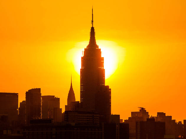 Sunrise over the Empire State Building Sunrise over the Empire State Building