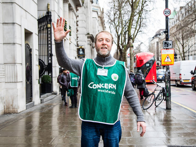 The charity fundraiser stopping Londoners in the street