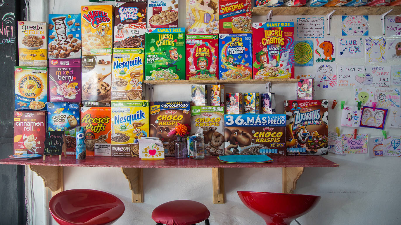 Restaurante de cereales en la Roma