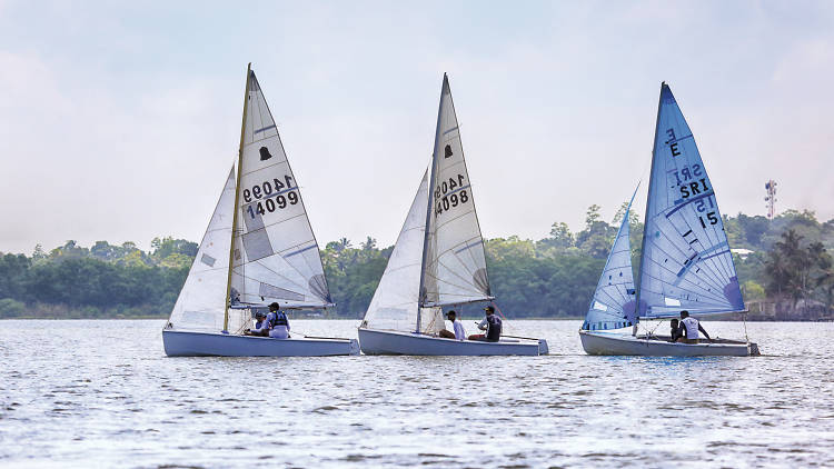 Go yachting and explore the lake