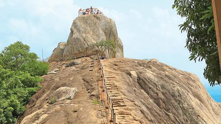 Mihintale in Anuradhapura, the cradle of Buddhism in Sri Lanka, is visited by devotees on Poson Poya.