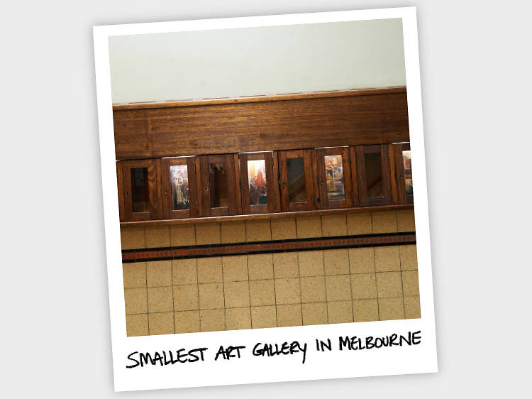 The smallest art gallery in Melbourne