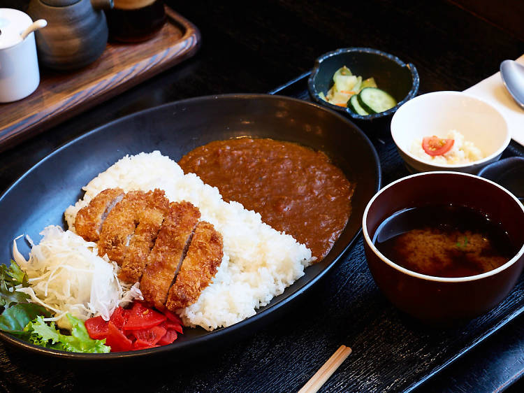 Chicken katsu curry set at Gypsy and Pig