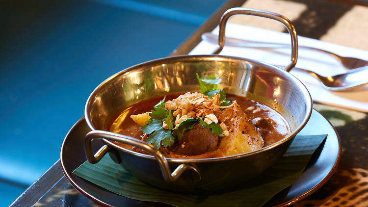 MAssaman kae curry at Village People Hawker Food Hall