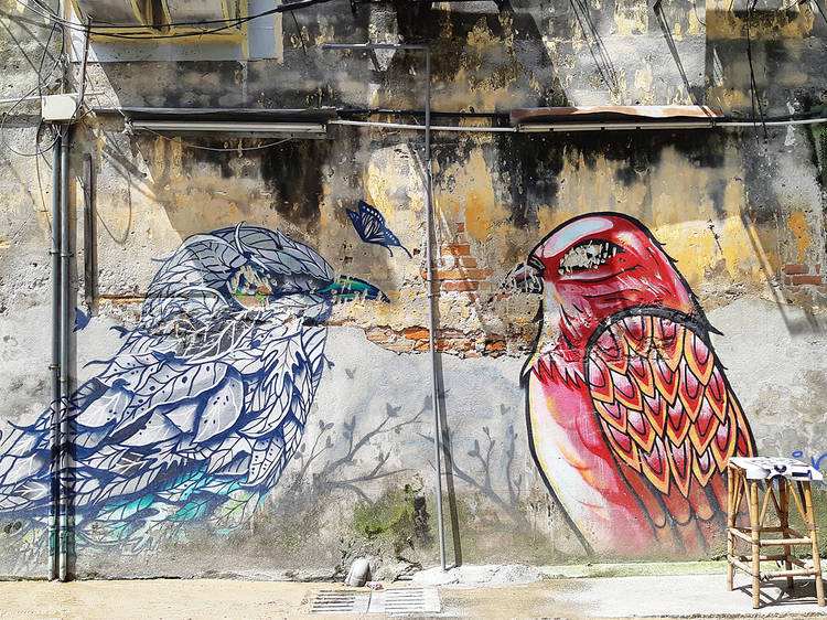 Best street art in Old KL