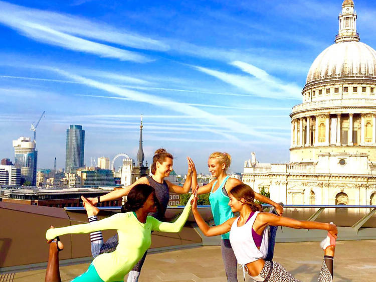 Summer Rooftop Yoga, Madison Terrace