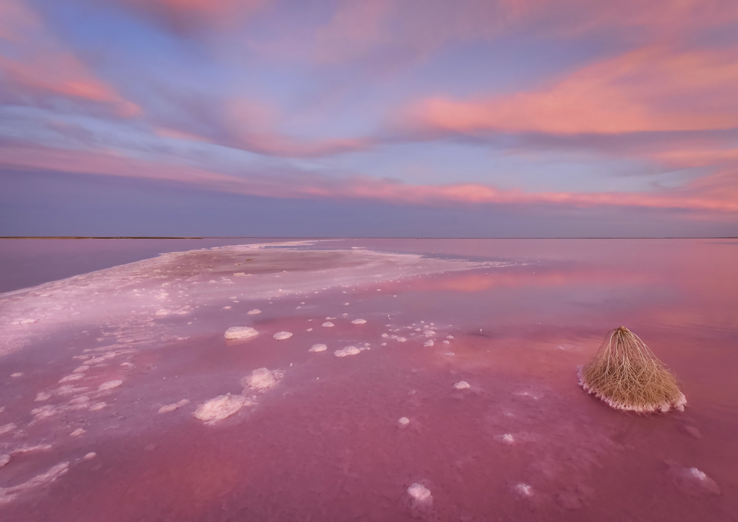 This dreamy natural wonder is the largest saltwater lake in Victoria