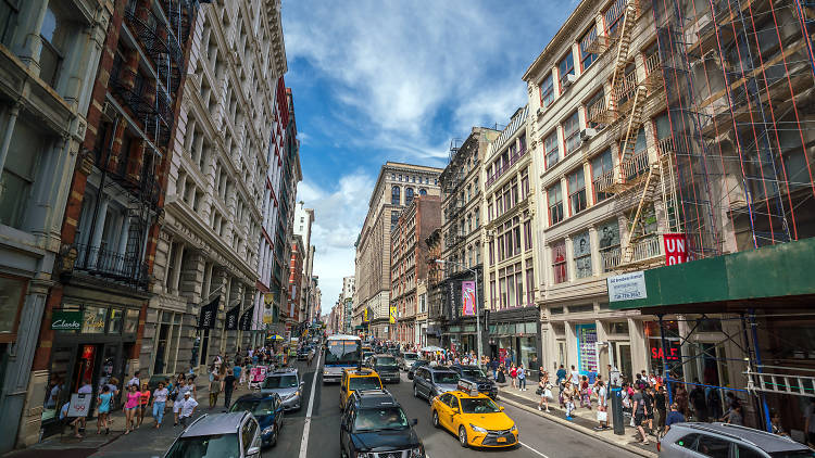 Benefit  Shopping in Soho, New York