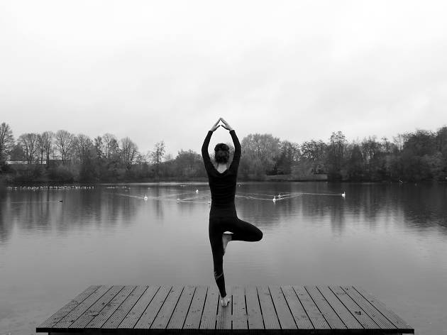 Yoga Cinco minutos chegam para uma aula