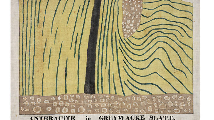 Orra White Hitchcock, Anthracite In Greywacke Slate. Newport, R.I. Orra White Hitchcock, Anthracite In Greywacke Slate. Newport, R.I.