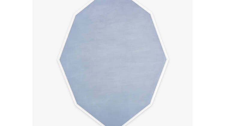 Mary Corse, Untitled (Octagonal Blue), 1964