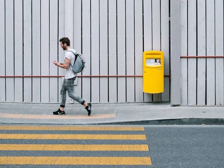 Slow walkers who are distracted by their phones