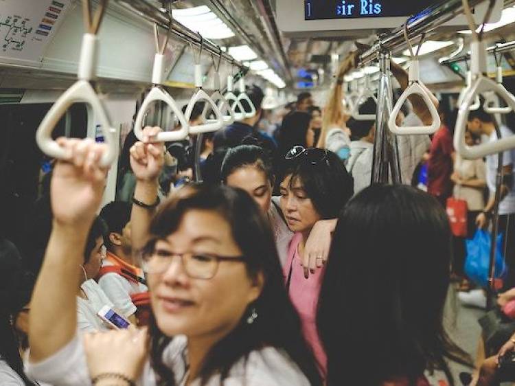 Things people do on public transports