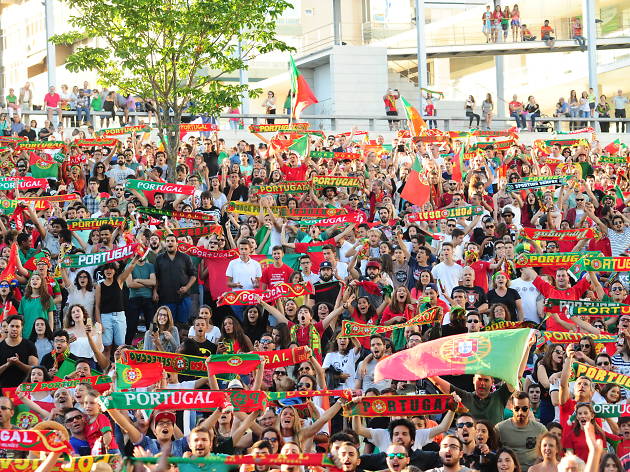 Selecção nacional Parque Urbano de Almada Final Euro 2016