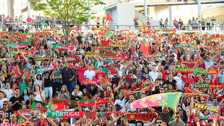 Jogos de Portugal no Euro'2016 em ecrã gigante na Plataforma das Artes