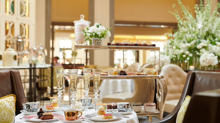 Afternoon tea at Corinthia Hotel