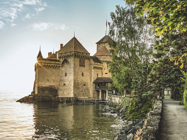 SWITZERLAND SUMMER Veytaux, Schloss Chillon